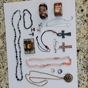 Lot of vintage mostly costume jewelry.